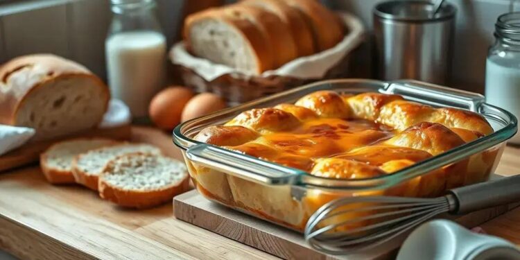 receita de pudim de pão; aprenda a fazer um pudim cremoso simples e rápido