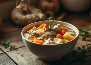 receita de sopa com frango; aprenda a fazer uma sopa reconfortante em 25 minutos