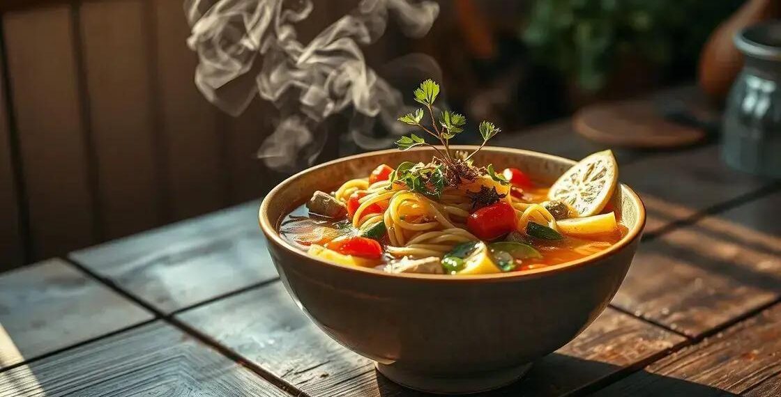 Receita de sopa com macarrão: o conforto caseiro que aquece o coração