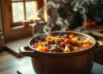 receita de sopa de macarrão com carne; como fazer de forma rápida e saborosa