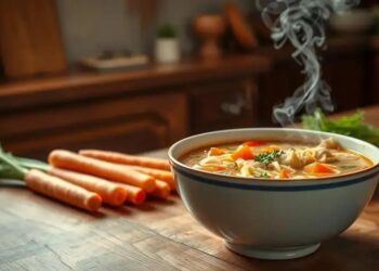 receita de sopa de macarrão: passos rápidos para um caldo reconfortante