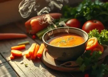 receita de sopa; descubra sabores reconfortantes em poucos passos rápidos