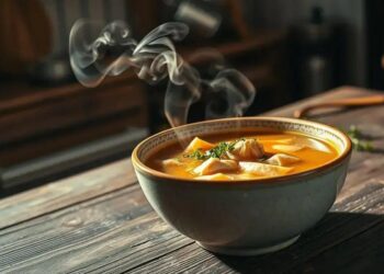 receita de sopa frango; descubra como obter caldo rico em minutos