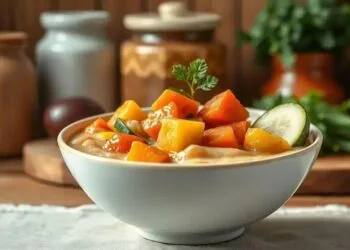 Receita de sopinha de legumes: como fazer a versão perfeita para bebês