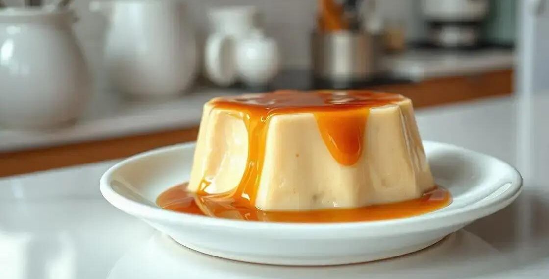 receita pudim de leite condensado; segredo para pudim cremoso em minutos
