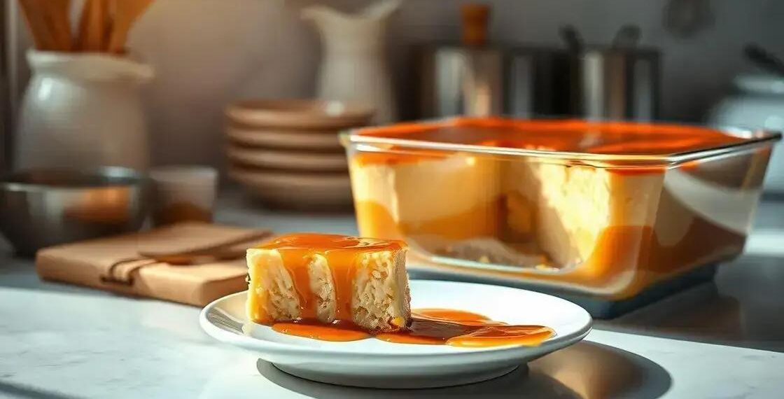 receita pudim leite condensado; textura cremosa que encanta