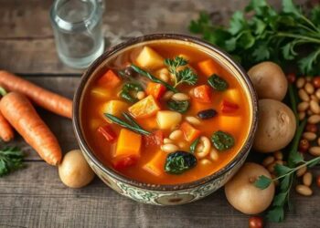 receita sopa de legumes; aprenda a fazer uma sopa reconfortante em 30 minutos