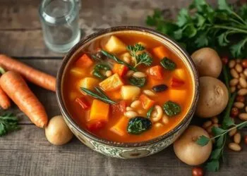 receita sopa de legumes; aprenda a fazer uma sopa reconfortante em 30 minutos