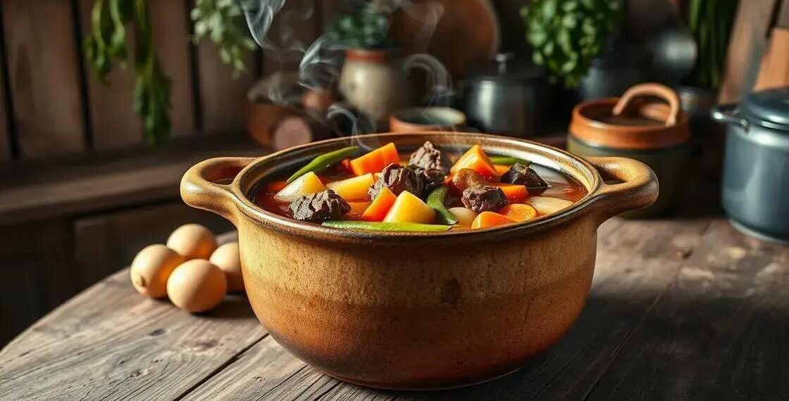 receita sopa de legumes com carne; aprenda uma versão prática e reconfortante