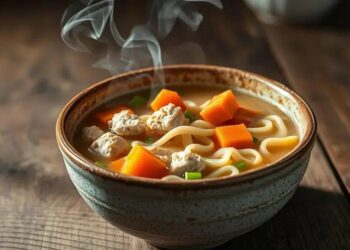 Receita sopa de macarrão caseira: o conforto que sua família merece hoje