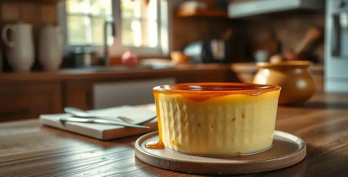 receita tradicional de pudim; segredos simples para textura cremosa e caramelo perfeito