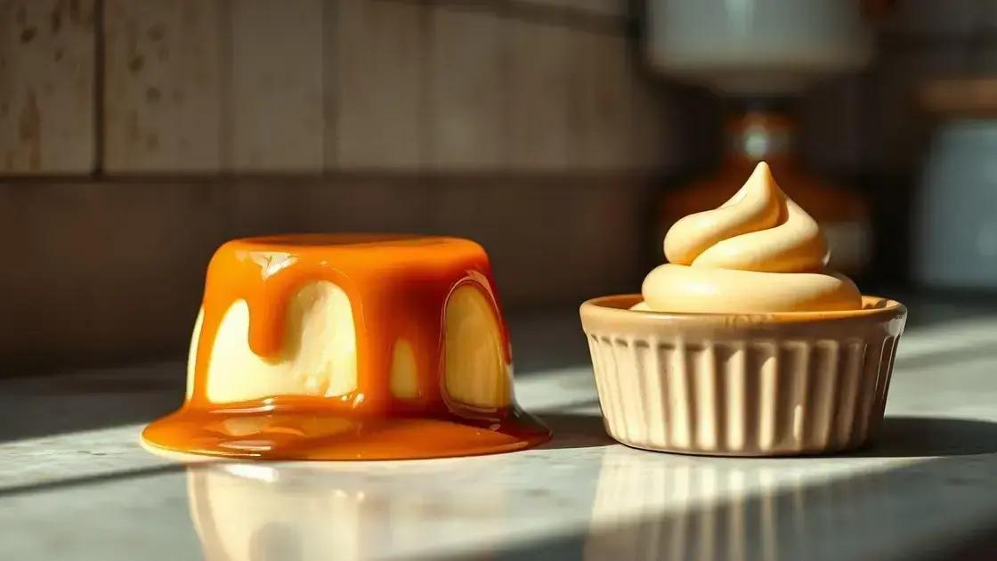 receitas alternativas: pudim de leite condensado vs. pudim tradicional