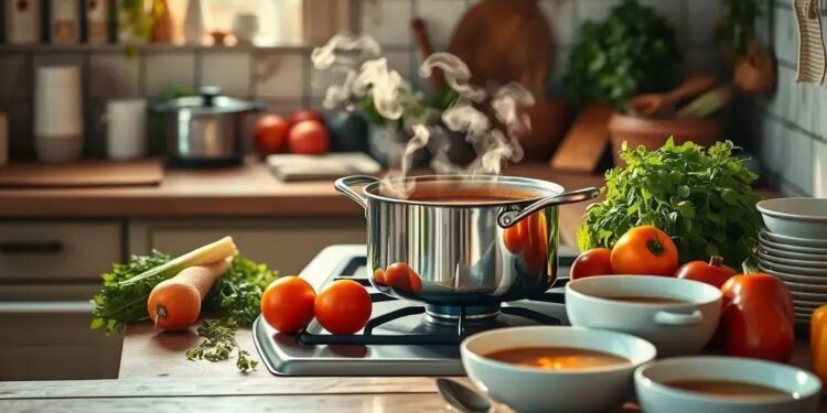 receitas de caldos e sopas; descubra como preparar pratos quentes em casa