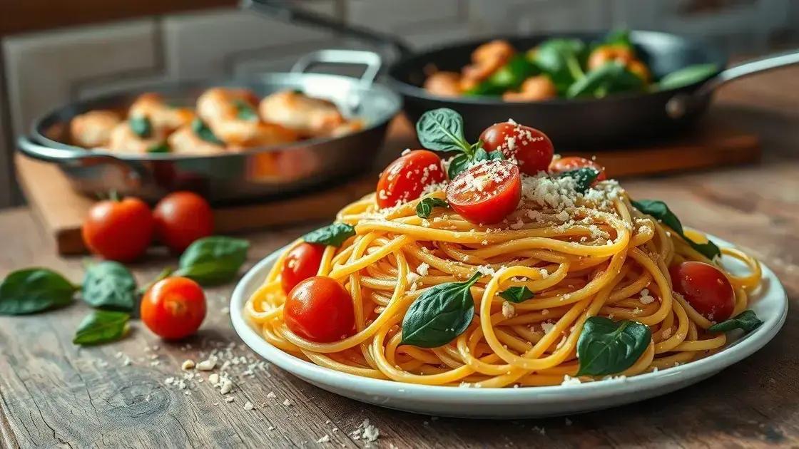 receitas rápidas com macarrão que não sacrificam o sabor