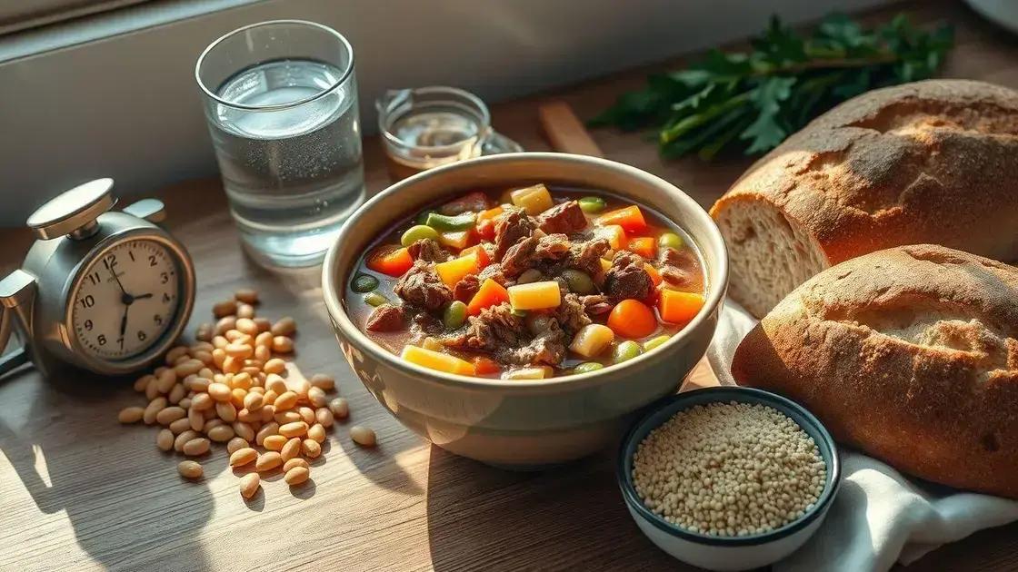 Receitas rápidas com sopa de músculo