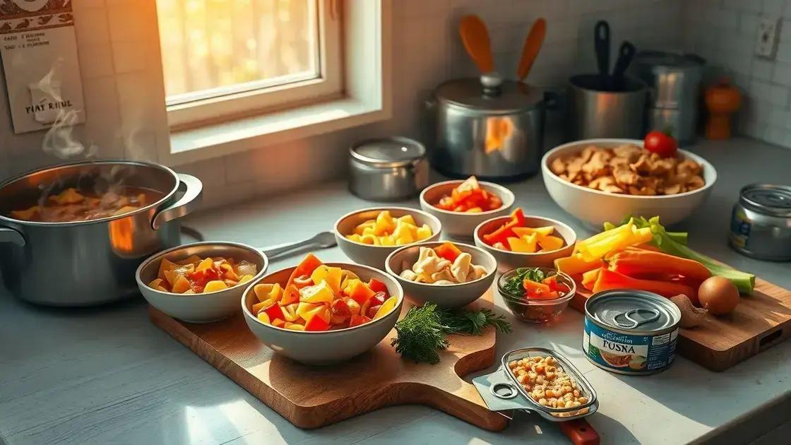 receitas rápidas para transformar a massa de sopa em almoços