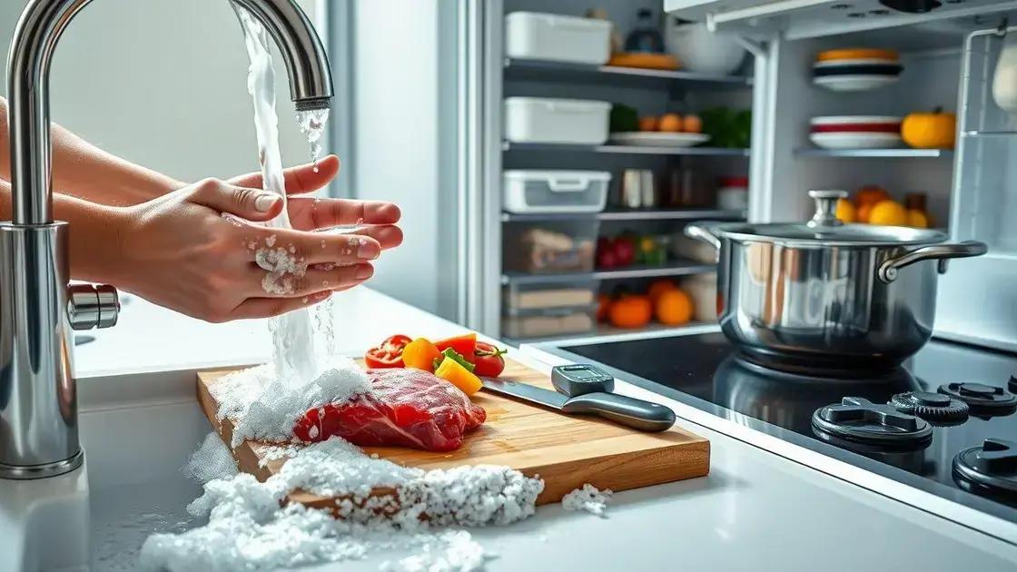 Segurança alimentar: manuseio e cozimento correto