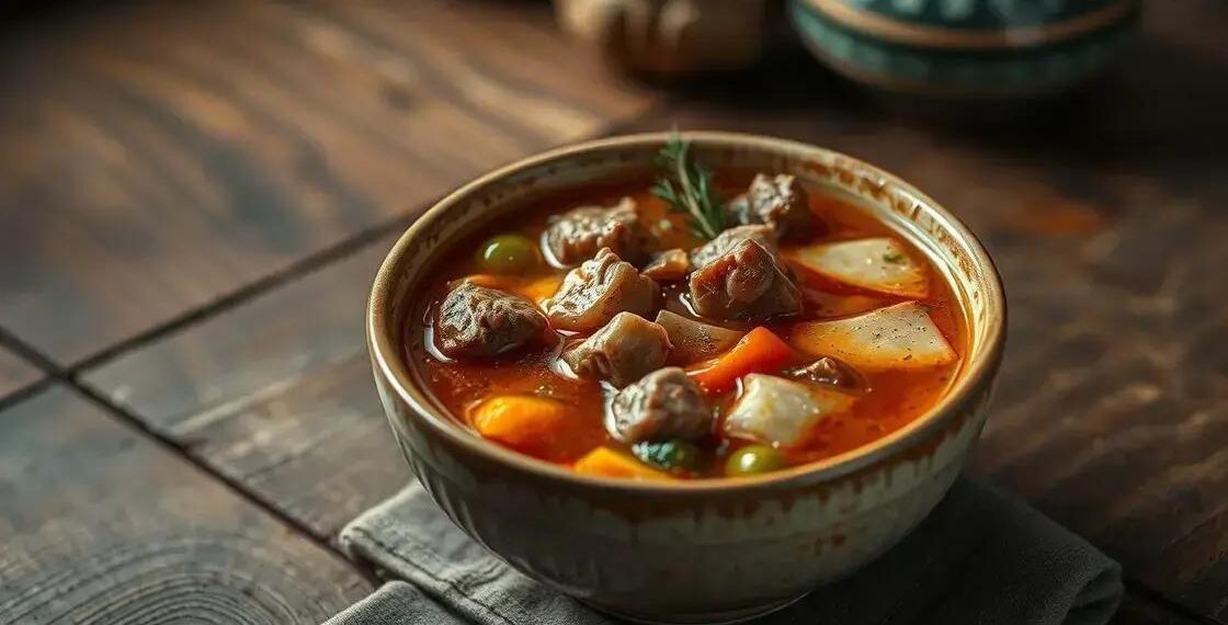 sopa com carne e legumes: como preparar uma refeição saborosa e nutritiva