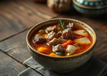 sopa com carne e legumes: como preparar uma refeição saborosa e nutritiva