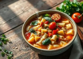 sopa com macarrão; descubra uma versão rápida que conforta em minutos