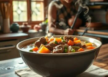 sopa com musculo; descubra como esse prato pode turbinar sua energia e saúde