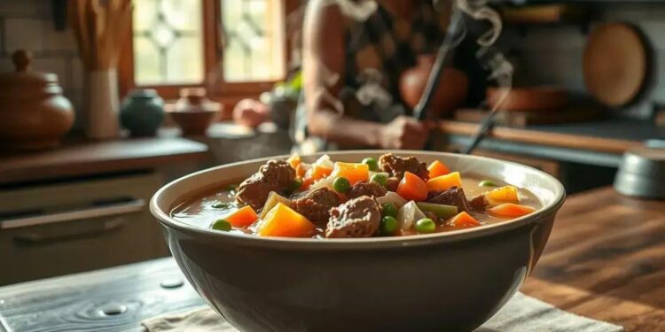 sopa com musculo; descubra como esse prato pode turbinar sua energia e saúde