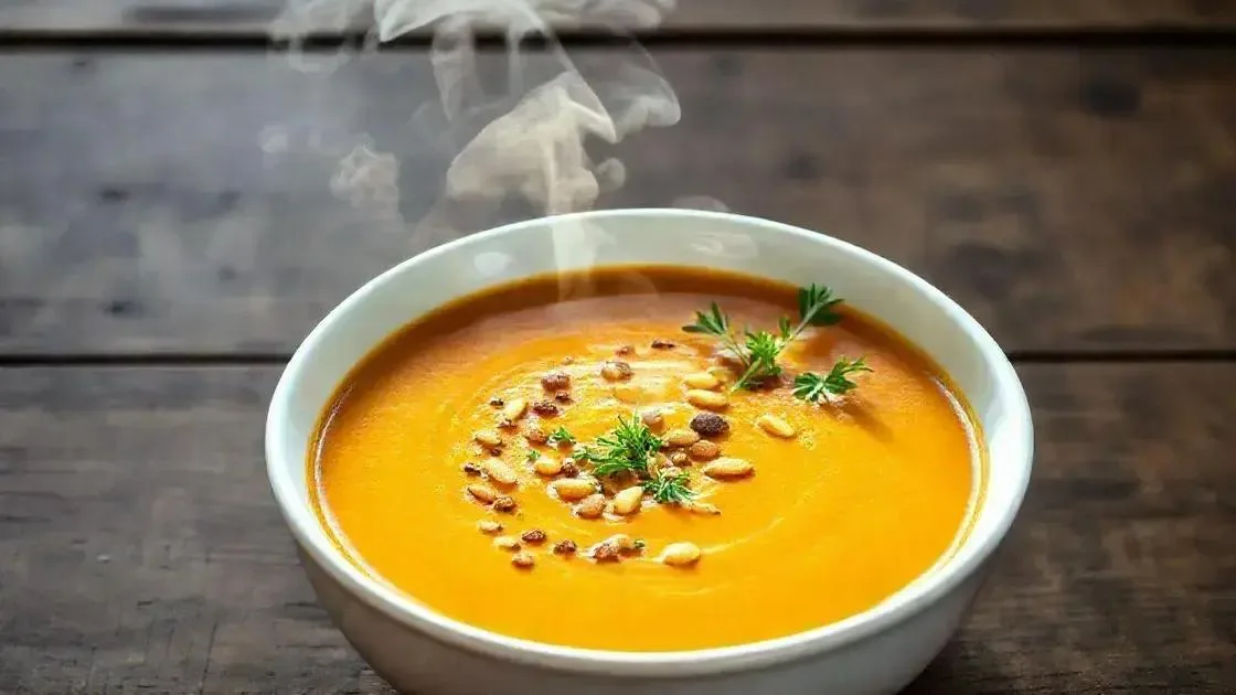 Sopa cremosa de abóbora com gengibre: passo a passo Sopa cremosa de abóbora com gengibre: passo a passo