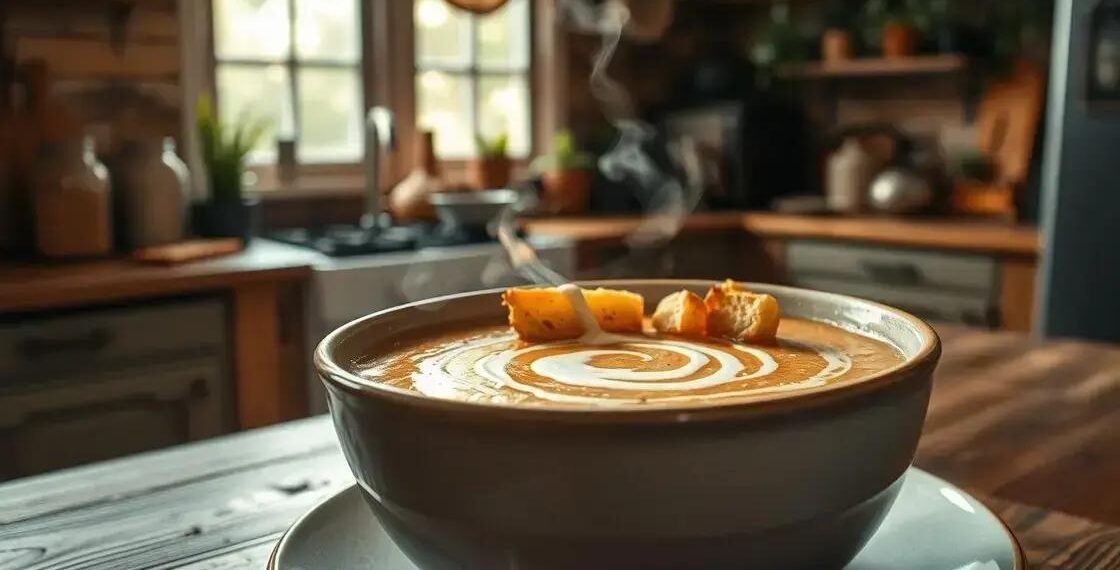 sopa cremosa de cebola; descubra o segredo de um caldo que conquista o paladar