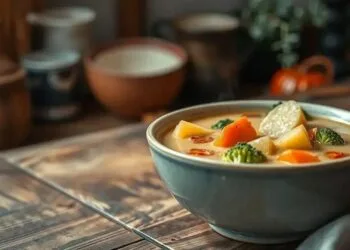 sopa cremosa de legumes; descubra como obter textura aveludada rápida
