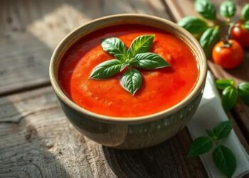 Sopa cremosa de tomate: receita caseira que vai conquistar seu paladar