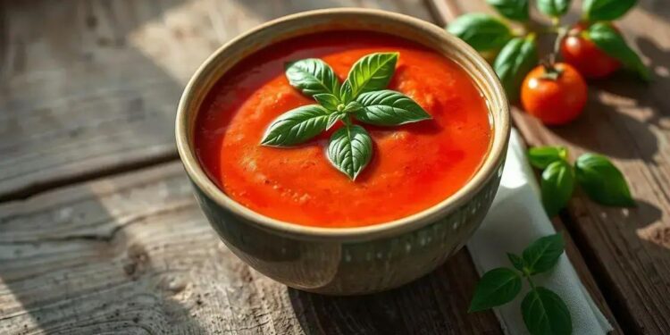 Sopa cremosa de tomate: receita caseira que vai conquistar seu paladar