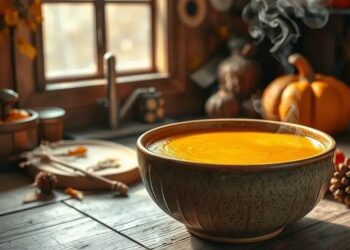 sopa de abóbora cremosa; aprenda a fazer conforto rápido com poucos ingredientes
