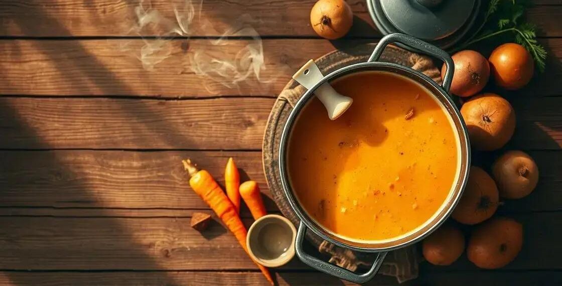 sopa de batata cenoura; descubra como preparar uma versão cremosa em 30 minutos