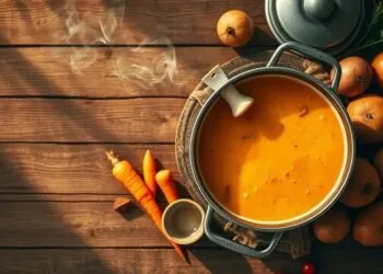 sopa de batata cenoura; descubra como preparar uma versão cremosa em 30 minutos