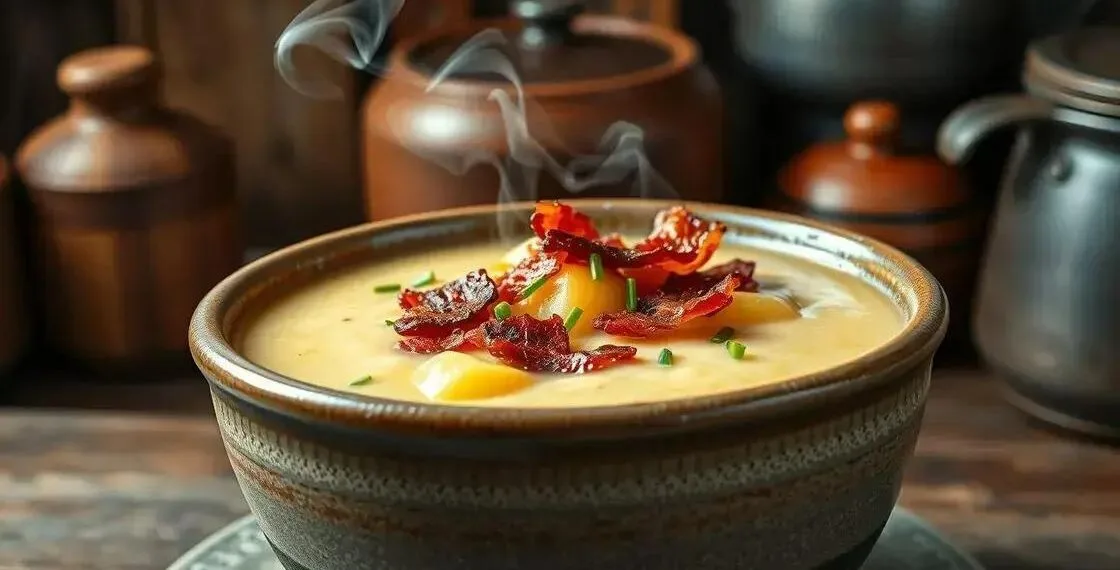 Sopa de batata com bacon: receita cremosa que aquece o coração em 30 minutos