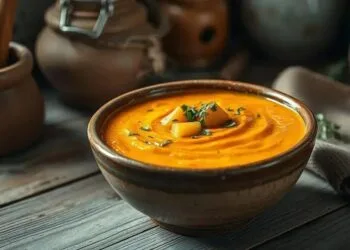 sopa de batata com cenoura; uma opção rápida e saborosa para o jantar em família