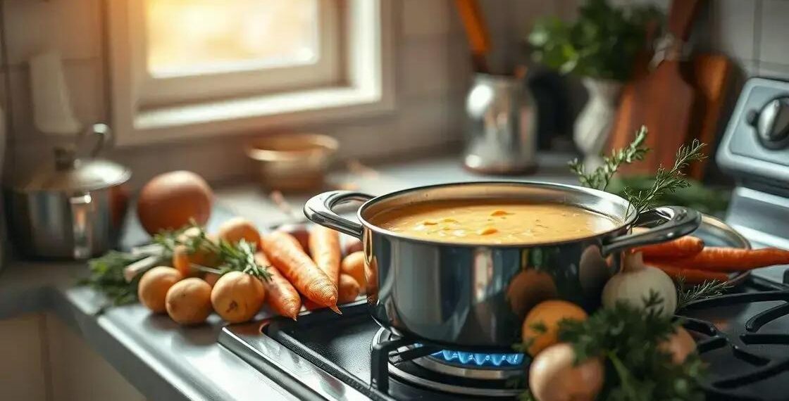 sopa de batata simples: desvende o segredo de um caldo cremoso em casa