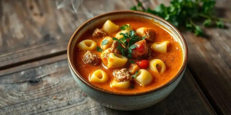 Sopa de capeletti cremosa: o segredo para um jantar reconfortante