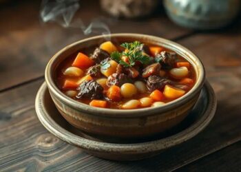 sopa de carne com legumes e macarrao; dicas rápidas para refeições em 30 minutos