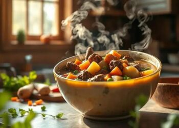 sopa de carne moida com legumes; aprenda uma refeição reconfortante em minutos