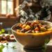 sopa de carne moida com legumes; aprenda uma refeição reconfortante em minutos