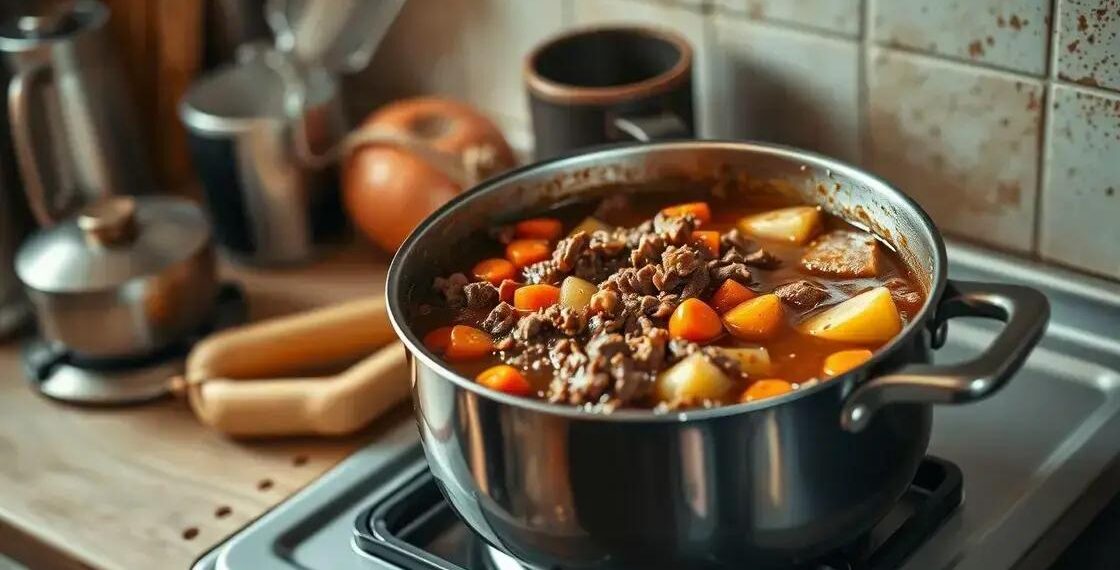 sopa de carne moida; descubra como preparar uma sopa reconfortante em casa hoje