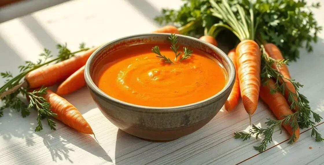 sopa de cenoura: como uma refeição simples pode transformar seu almoço