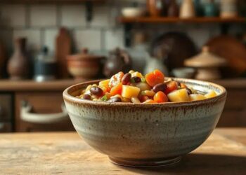 Sopa de feijão com macarrão e legumes: o prato completo que aquece o coração