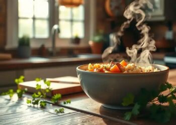 sopa de frango e arroz; o segredo para uma refeição reconfortante e rápida