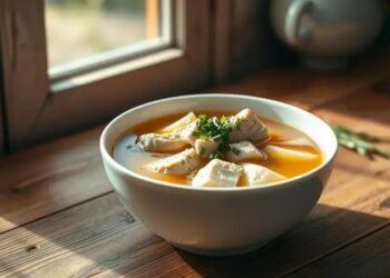 sopa de frango simples e rápida; faça em 15 minutos com sabor caseiro