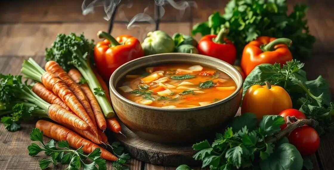 sopa de legume; aprenda uma versão rápida e nutritiva para o dia a dia