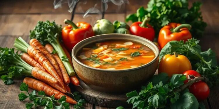 sopa de legume; aprenda uma versão rápida e nutritiva para o dia a dia