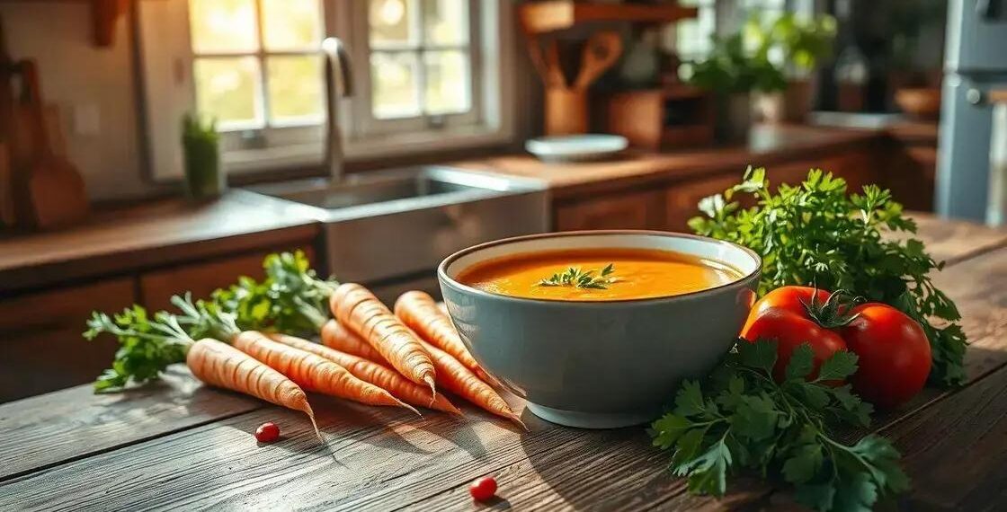 sopa de legumes calorias; como reduzir calorias mantendo sabor e nutrição