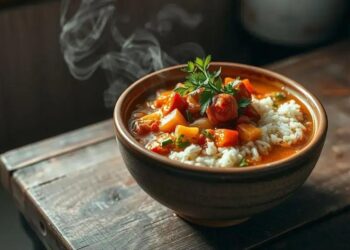 Sopa de legumes com arroz: receita fácil para dias frios